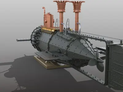 U-Boot U2 3D model