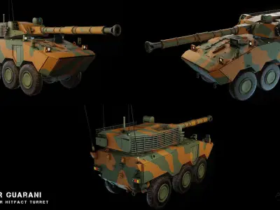 VBTP-MR Guarani Low-poly 3D model