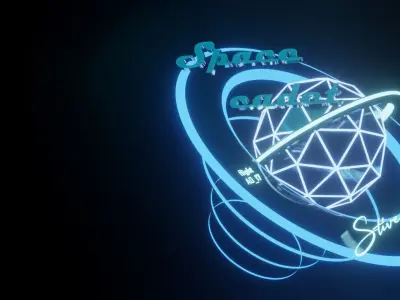 space cadet Low-poly 3D model