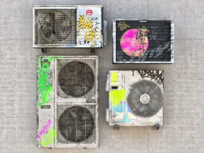 Air Conditioning Units 3D model