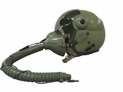 Pilot helmet jc-1 3D model