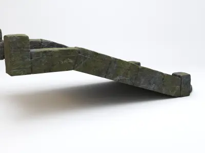 Stone Steps V2 3D model