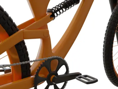 Mountain Bike 3D model 3