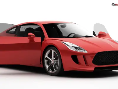Generic Sports Car 3D model buy