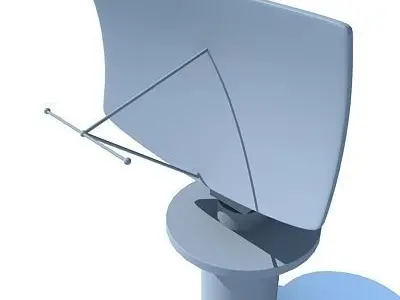 Radar 2 radio antenna 3D model