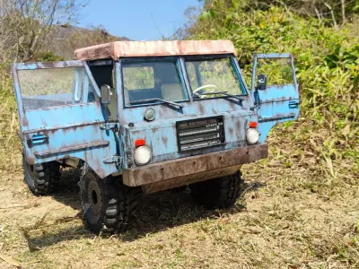 Crawler V306 Cab SCX6 - 1-6 RC body 3D print model