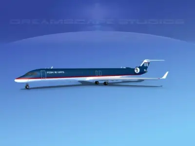 Bombardier CRJ1000 Redding Air Express 3D model