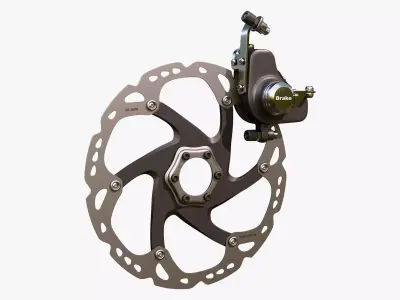 Bicycle Disc Brake System M1 3D model