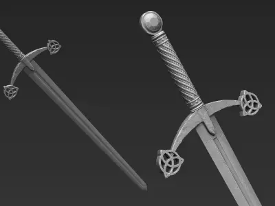Zbrush Sword 03 3D model