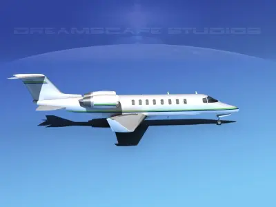 LearJet 45 V15 3D model