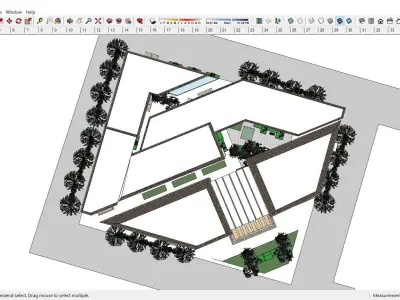 Sketchup Hospital F6 3D model