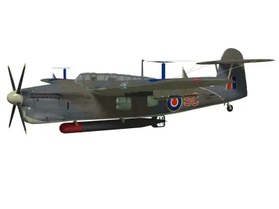 Fairey Barracuda Mk2 3D model