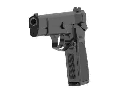 FN HP-DA Pistol 3D model