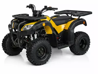 Off Road Utility ATV Quad Bike All Terrain Work Vehicle 3D model