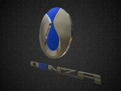denza logo 3D model