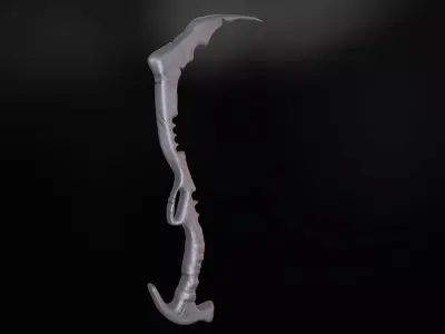 Machete Mid Poly No UV Low-poly 3D model