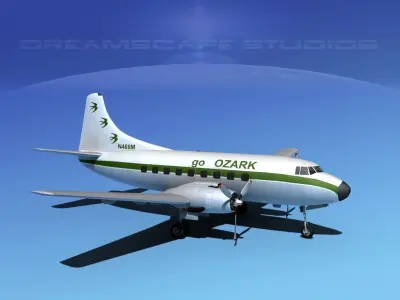 Martin 202 Ozark  3D model