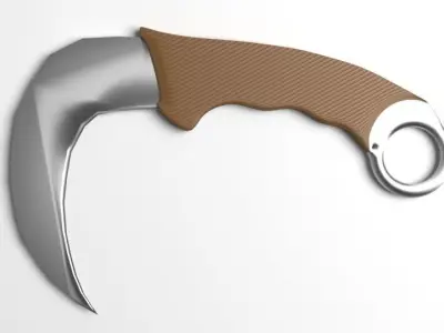 Karambit Knife 4 3D model