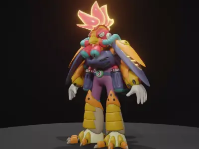 Burn Rooster 3D model