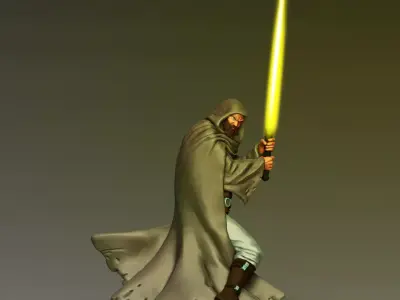 Light side Guardian - 35mm scale 3D print model