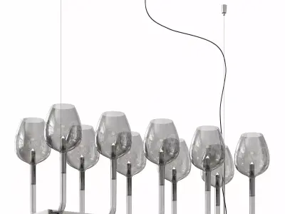 Rose Chandelier By Italamp Free low-poly 3D model