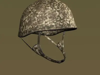 Army Camoflage Helmet 3D model