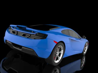 McLaren MP4 Free 3D model