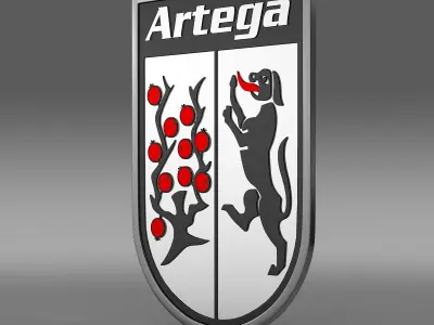 Artega logo 3D model
