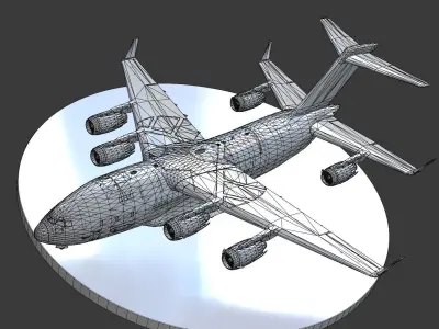 AOS - The Bus - C17 Globemaster Low-poly 3D model
