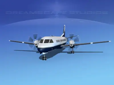 SAAB 2000 Corporate 3 3D model