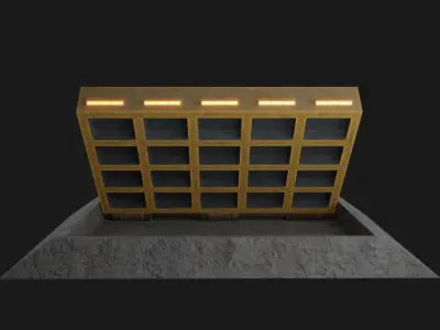 Jet Blast Deflector District 13 3D model