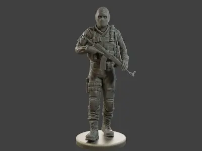 CzechSlovak Police Tactical Unit CPTU2 007 3D print model