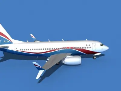 Boeing 737 MAX 7 Arik 3D model