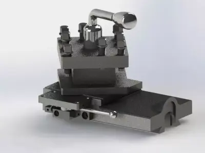 Lathe Tos SV-18 RA Free 3D model
