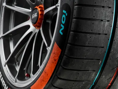 Hankook Formula E 2023 315 40 ZR18 METALNESS 3D model