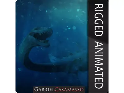 Elasmosaurus platyurus 3D model