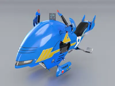 Space Jet TAURUS 3D model