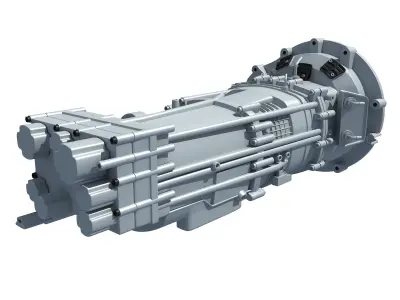 3D Gear Transmission 51 3D model