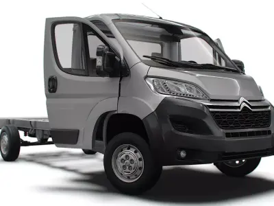 Citroen Jumper Chassis Truck SCab 4035WB HQInterior 2023 3D model