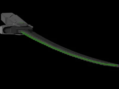 Genji Sword-Overwatch Low-poly 3D model