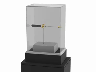 Museum Exhibit of MTSat Satellite 3D model
