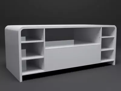 Rounded Coffee Table M 2 3D model Free 3D model
