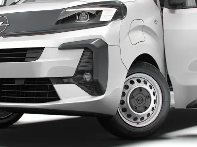 Opel Vivaro Electric CombiVan L3 HQ Interior 2024 3D model
