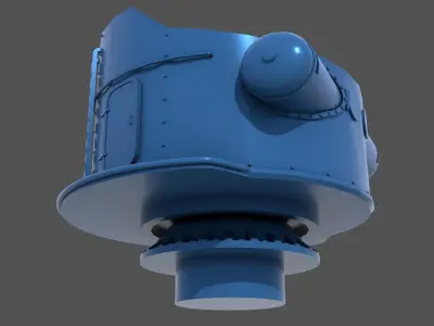 Littorio Class 350cm range finder - Commercial lic - 1-200 scale 3D print model