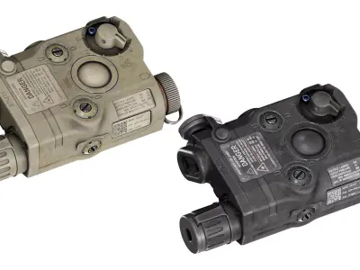 AN PEQ 15 LASER Low-poly 3D model