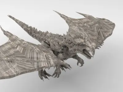 Dragon lizard Viking Dinosaur 3 3D model