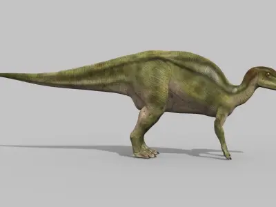 Edmontosaur Lives 8K - 3d animated model 3D model