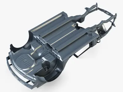 Car frame v 1 3D model