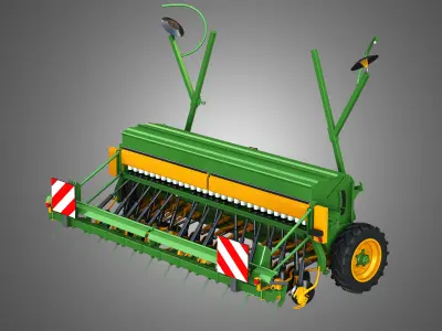 SEED DRILL Amazone D8 30 Super 3D model