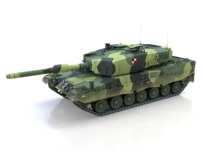 Stridsvagn 121 - Swedish Army 3D model
